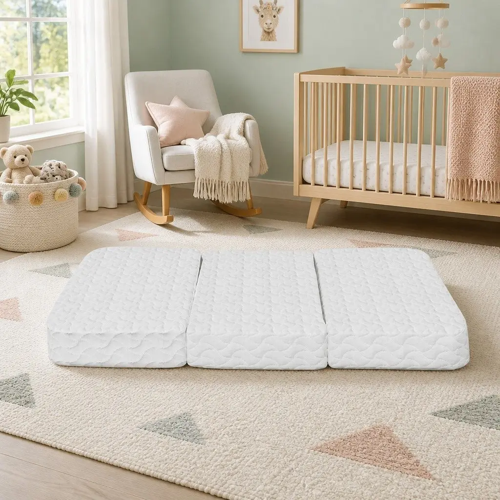 Foldable Cot Mattress with Memory Foam