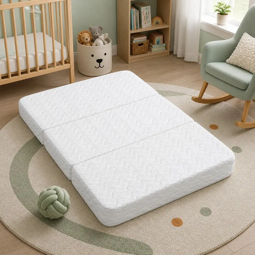 Foldable Cot Mattress with Memory Foam