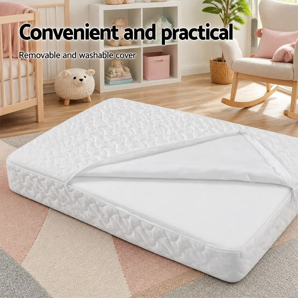 Foldable Foam Cot Bed Mattress for Baby Sleep 3-Fold Portable Lightweight