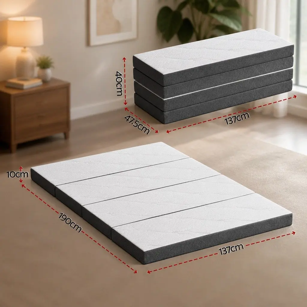 Foldable Foam Mattress Queen Size for Guest Bedding Sofa and Chair