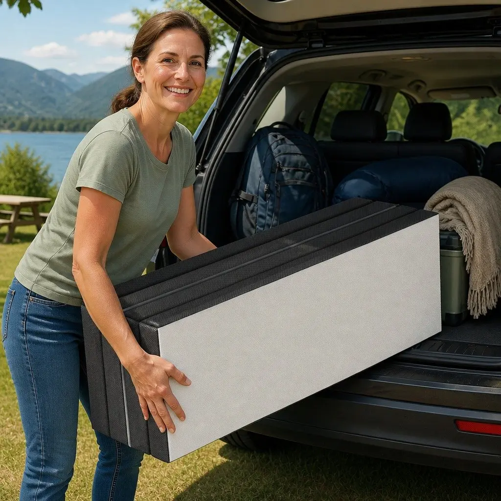 Foldable Foam Mattress Queen Size for Guest Bedding Sofa and Chair