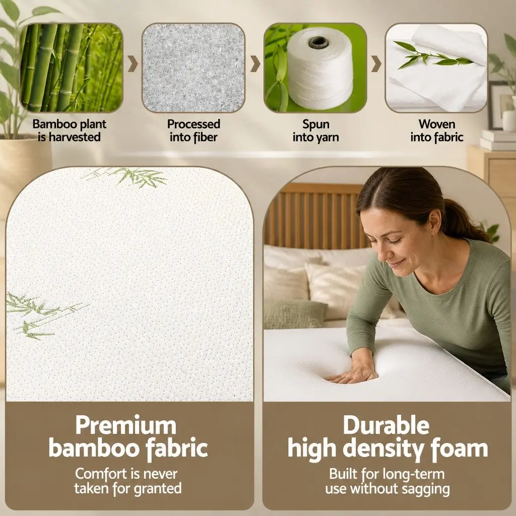 Foldable 3-Fold Queen Mattress for Various Uses