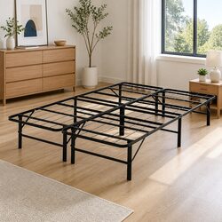 Metal Bed Frame - Double Size, Foldable and Durable
