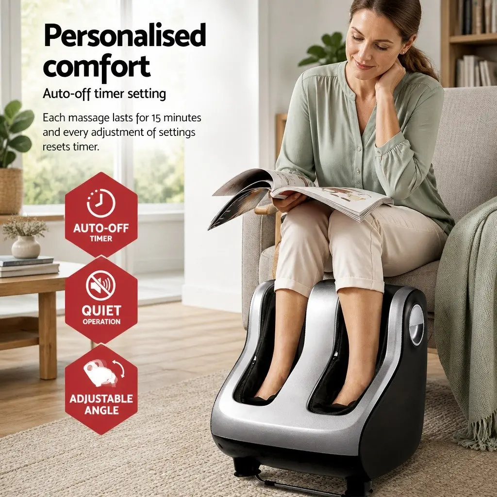 Foot Massager Shiatsu Electric Kneading Roller Calf Leg Massage Chair Therapy