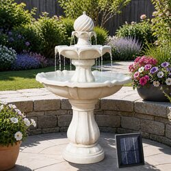 Specifications of Solar Water Fountain with Pump - 90CM Ivory