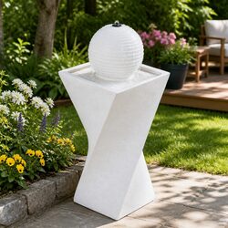 Specifications of Solar Fountain Bird Bath 85CM Cream