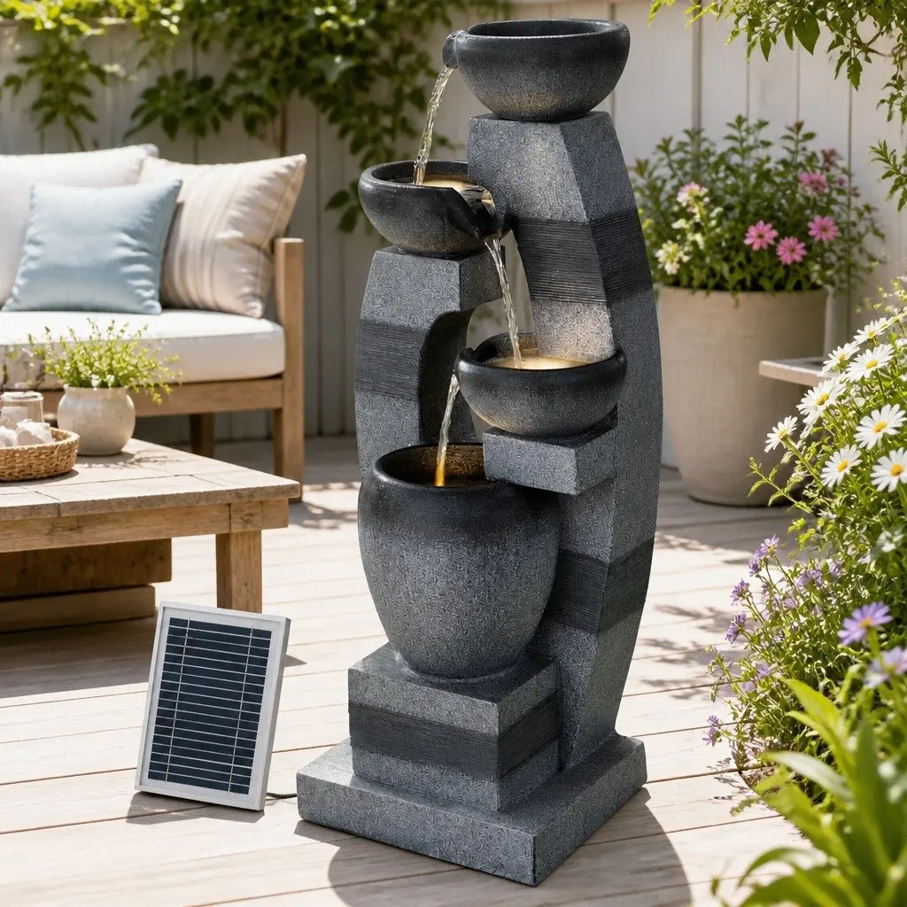Solar Fountain Water Feature