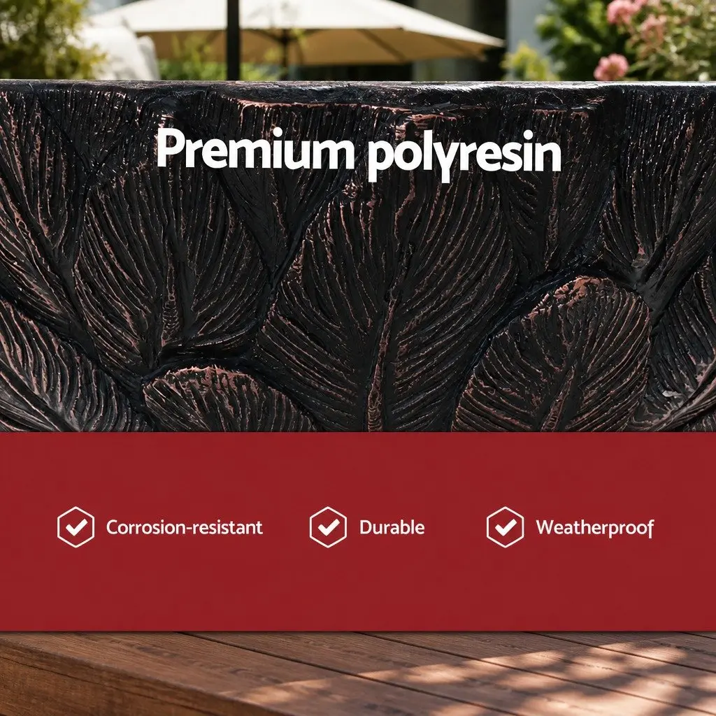 Brown Solar Water Feature Fountain 106CM