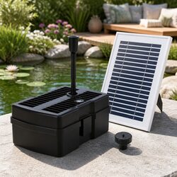 Solar Submersible Water Fountain Pump Specs: 4.6FT 470L/H