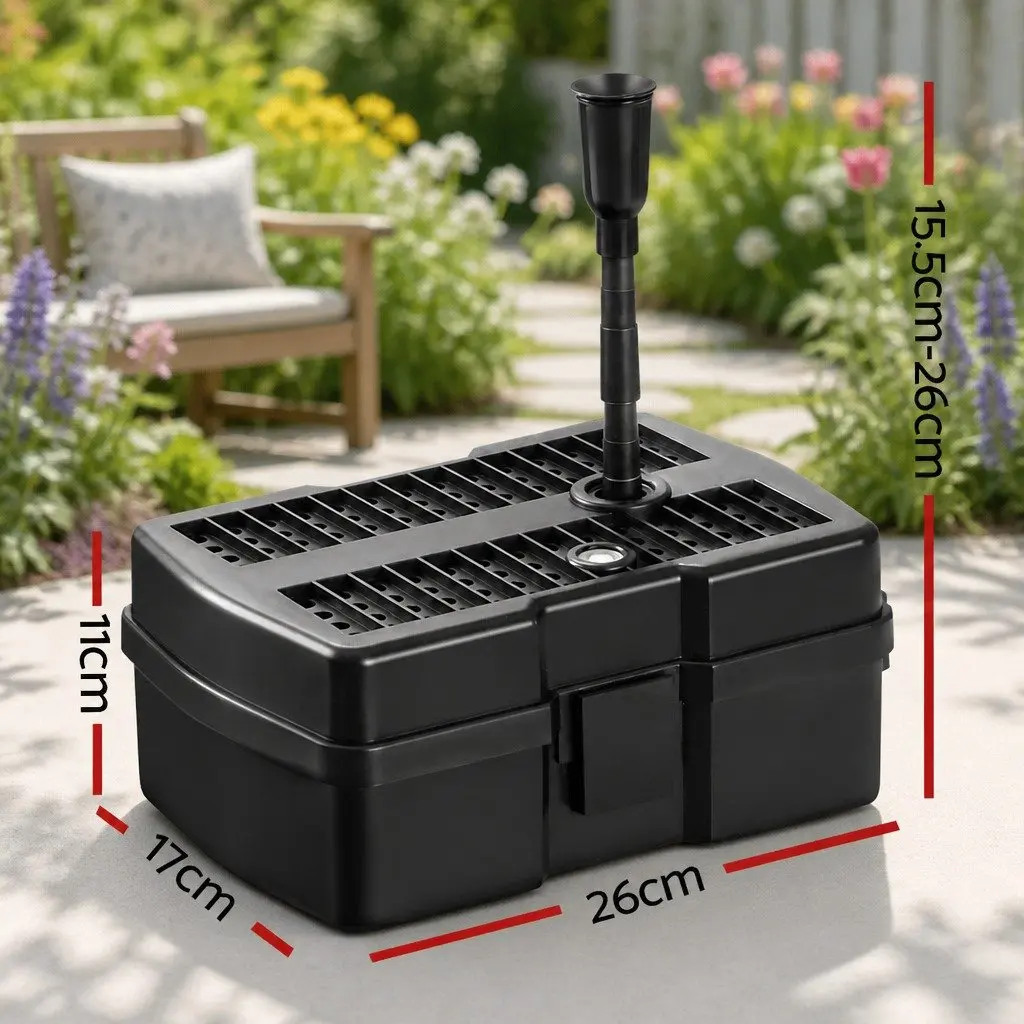 Solar Pond Pump for Garden Water Feature 4.6FT Lift