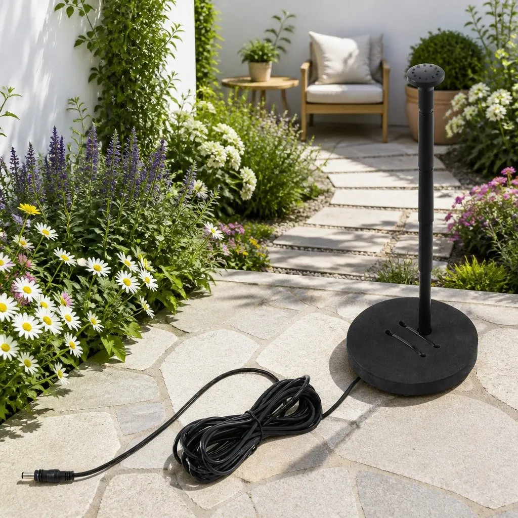 Solar Pond Pump Fountain Outdoor Submersible Floating 190L/H