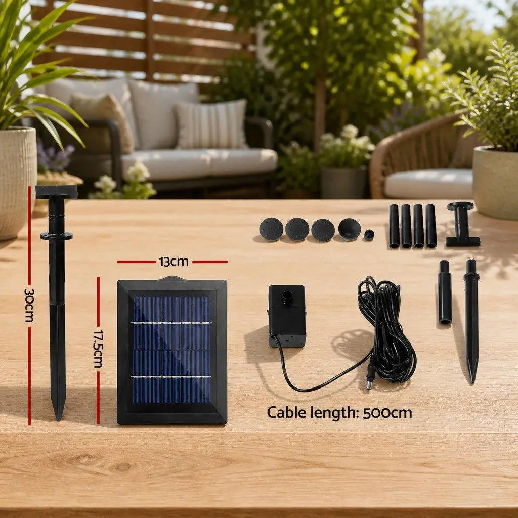 Solar Submersible Water Fountain Pump 4FT