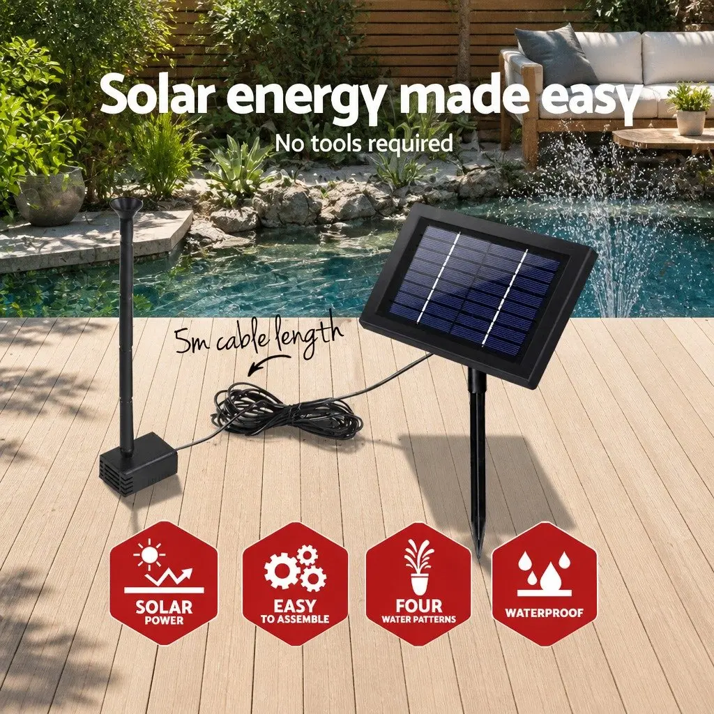 Solar Submersible Water Fountain Pump 4FT