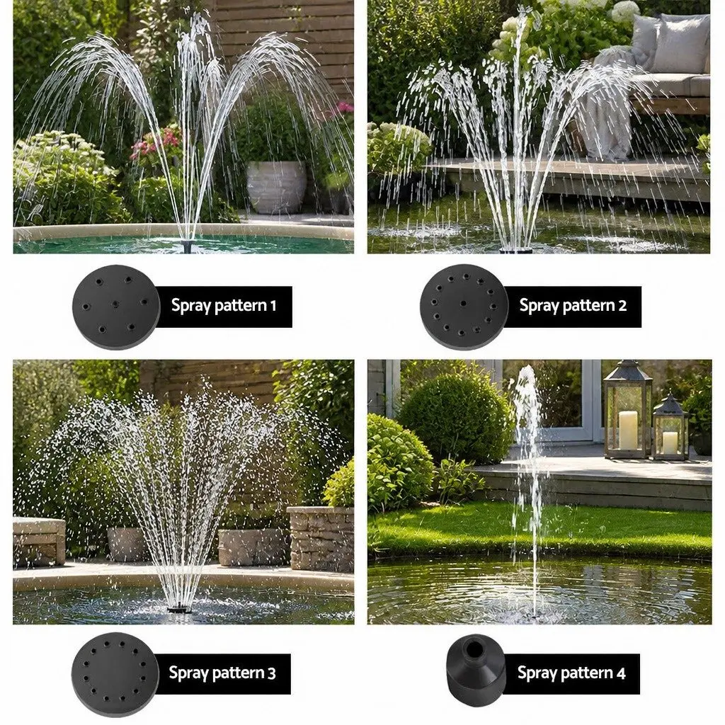 Solar Submersible Water Fountain Pump 4FT