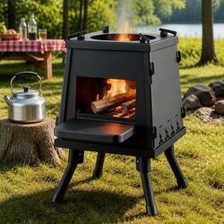 Specifications of the Cast Iron Portable Wood Burning Stove