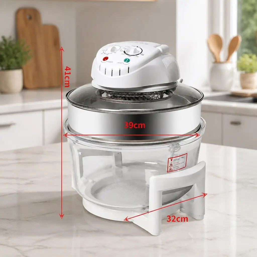 Air Fryer Convection Oven Kitchen 17L Large Capacity Electric Oil-Free Cooking Timer