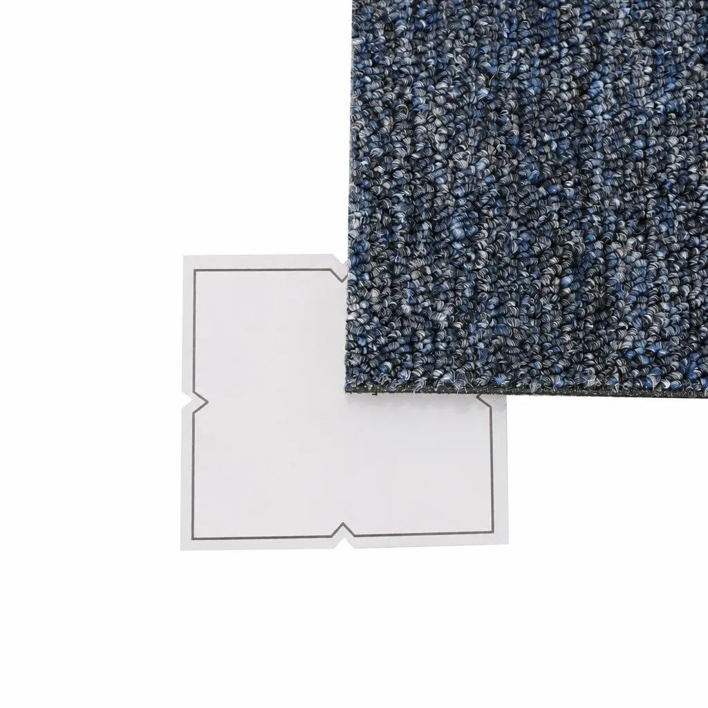 Carpet Tiles 20x Heavy Duty Office Commercial 5m2 Blue Self-Adhesive