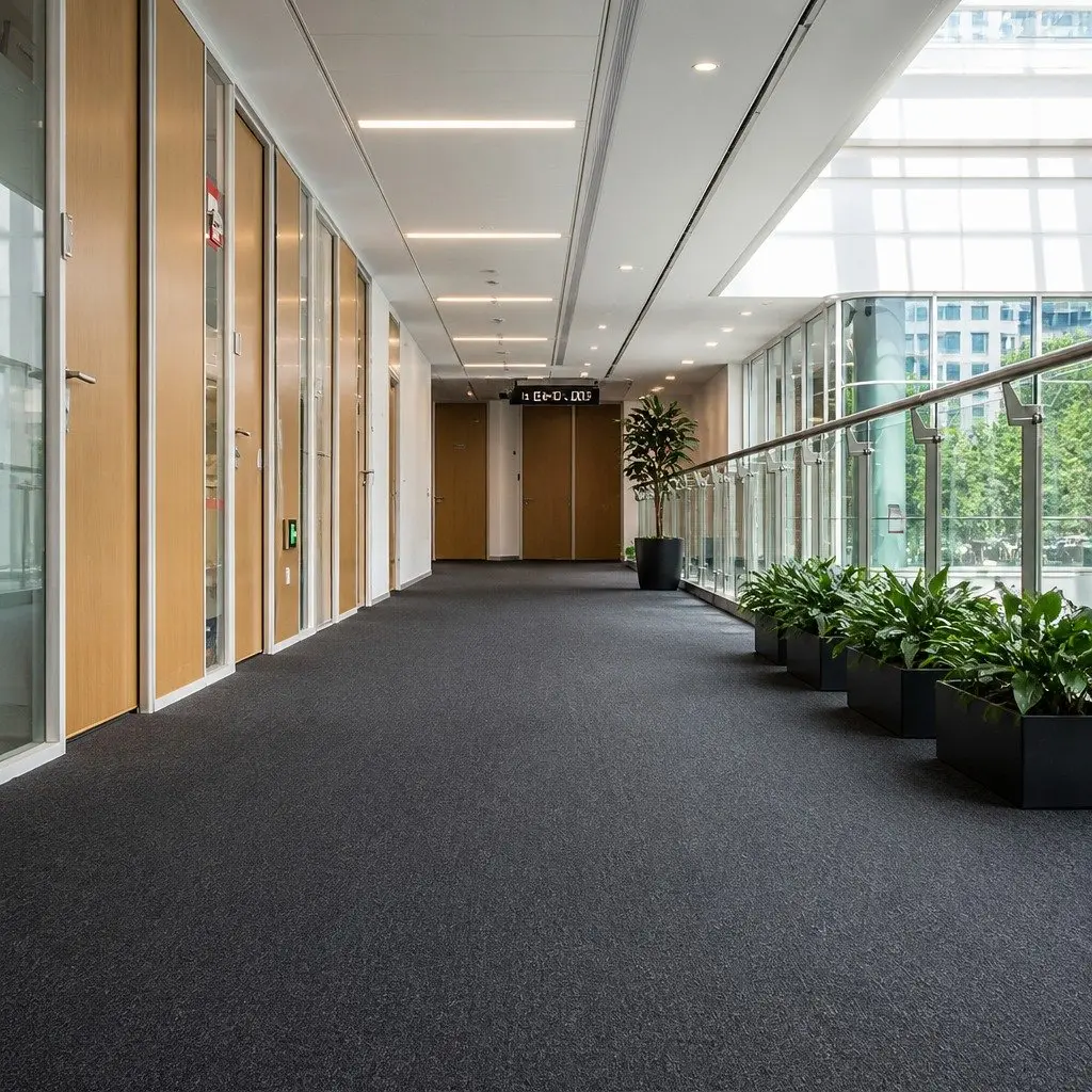 Carpet Tiles 20x Heavy Duty Office Commercial 5m2 Blue Self-Adhesive