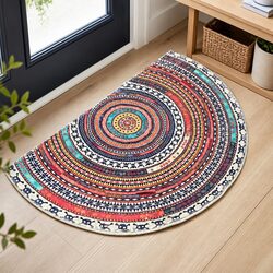 Specification-Focused Semi-Circle Half Moon Door Mat