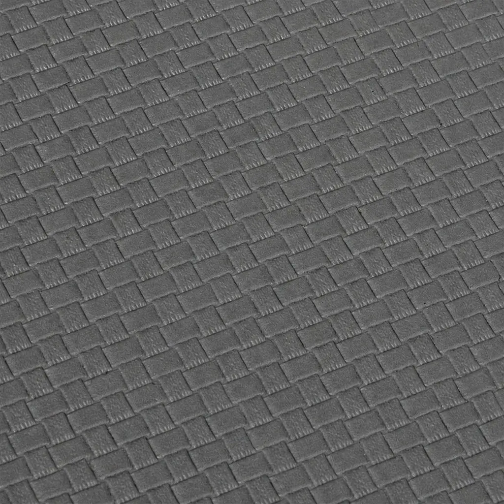 Kitchen Mat Non Slip Anti Fatigue Grey Soft Rug 2 Piece Set
