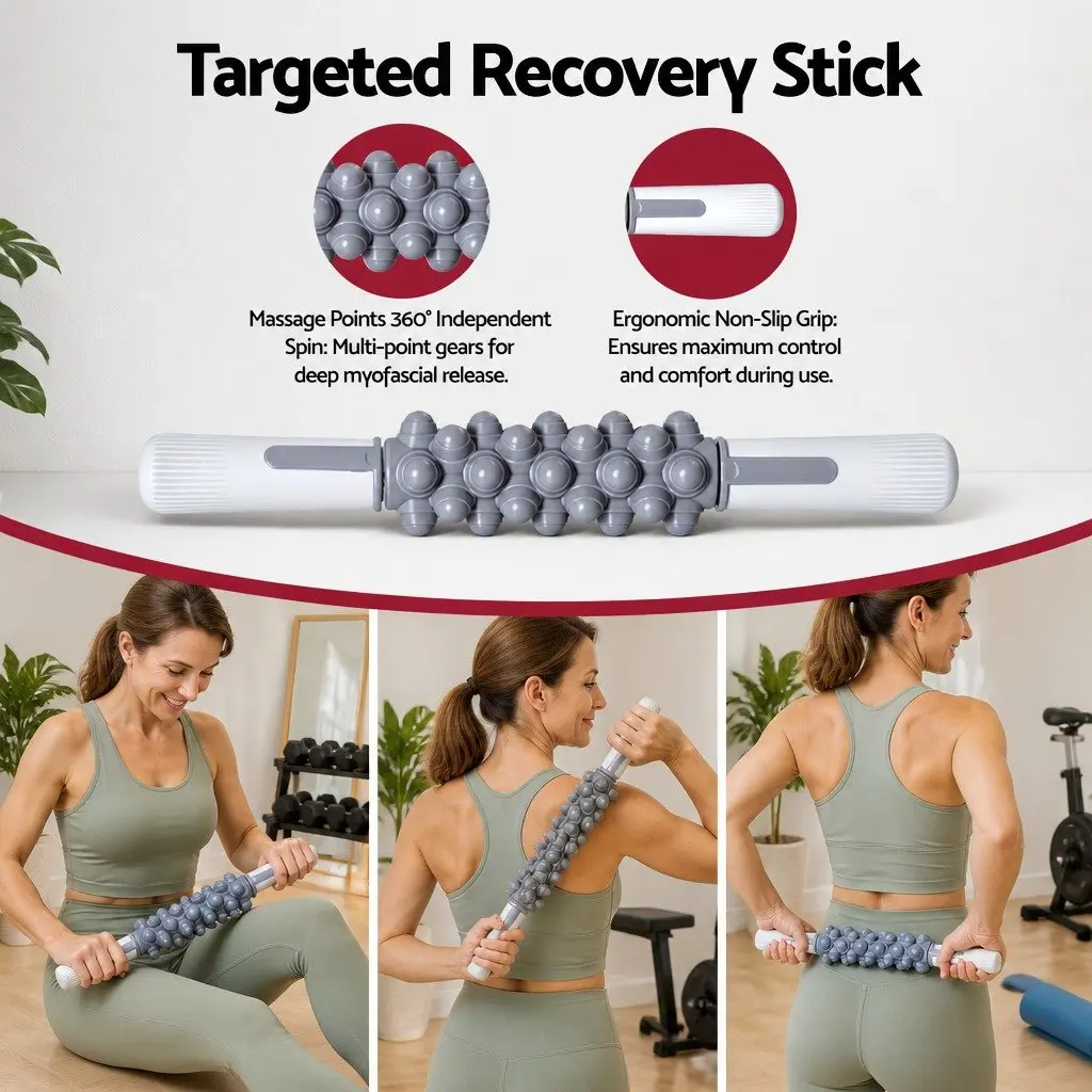 Foam Roller Set for Muscle Recovery Home Gym 3 Piece