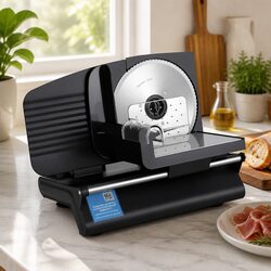 Food Slicer Specifications: 200W Power, Adjustable from 0-15mm