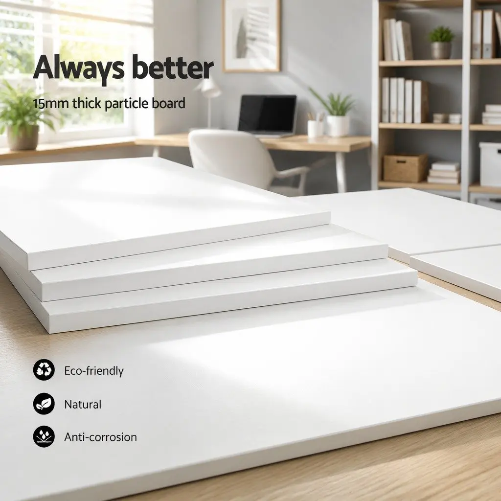3-Piece Cube Bookshelf White Adjustable Shelves DIY Modular Storage Cabinet Set