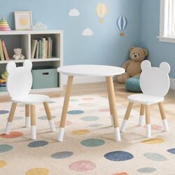 Dimensions and Features of Kids Table and Chairs Set