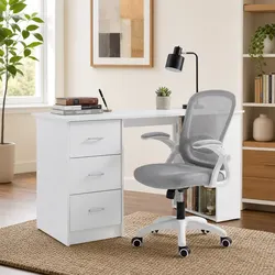 Computer Desk and Office Chair 120cm Dimensions and Specs