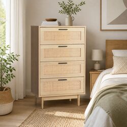 Furnishing Essentials: 4-Drawer Tallboy Chest
