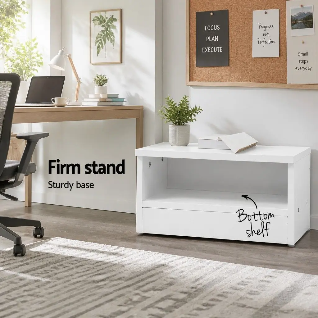 Tree Bookshelf 7 Tier White Freestanding Wall Mount Storage Display Unit