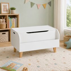 Kids Storage Box Bookshelf: 77cm x 27cm x 29.5cm
