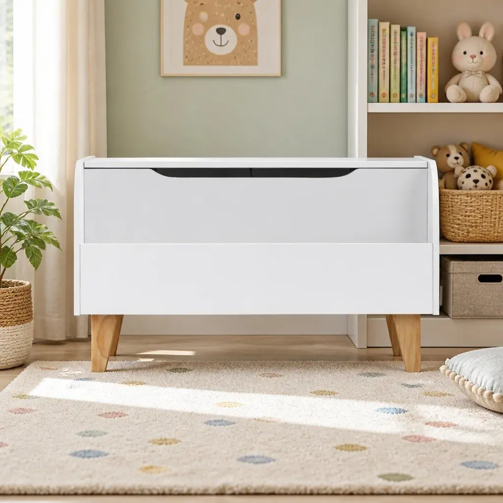 Kids Toy Box Chest Bookshelf Storage Bookcase Organiser Display Children