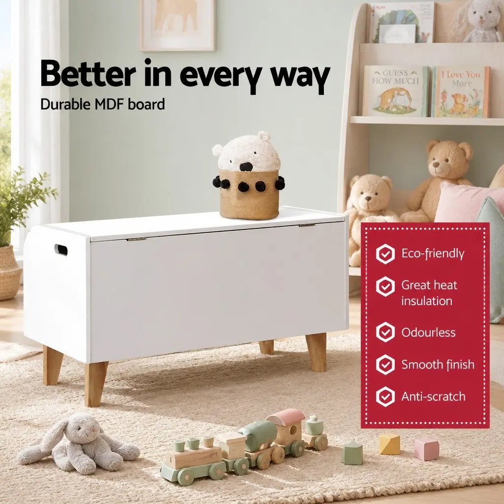 Kids Toy Box Chest Bookshelf Storage Bookcase Organiser Display Children
