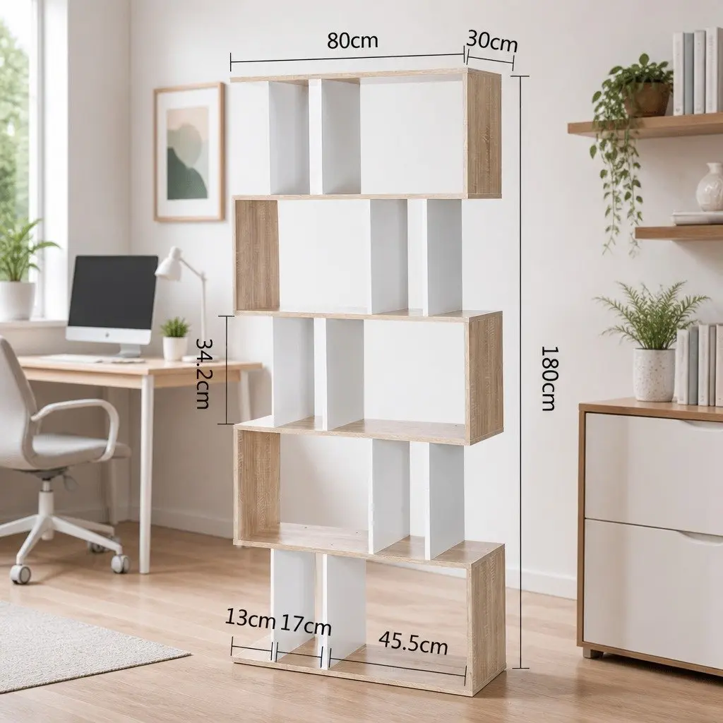 5 Tier Display Bookshelf