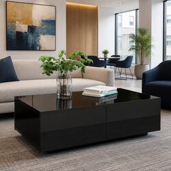 Coffee Table Dimensions: 95cm x 60cm x 31cm, 4 Drawers