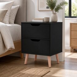 Specifications of Black Particle Board Bedside Table