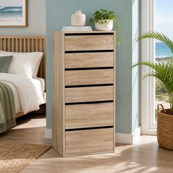 Specifications of 6-Drawer Chest of Drawers in Pine
