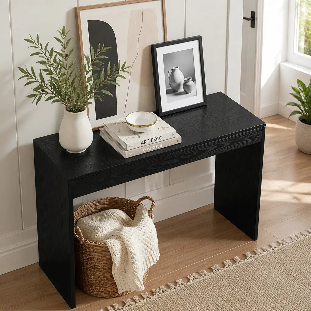Console Table Entryway 120cm Black