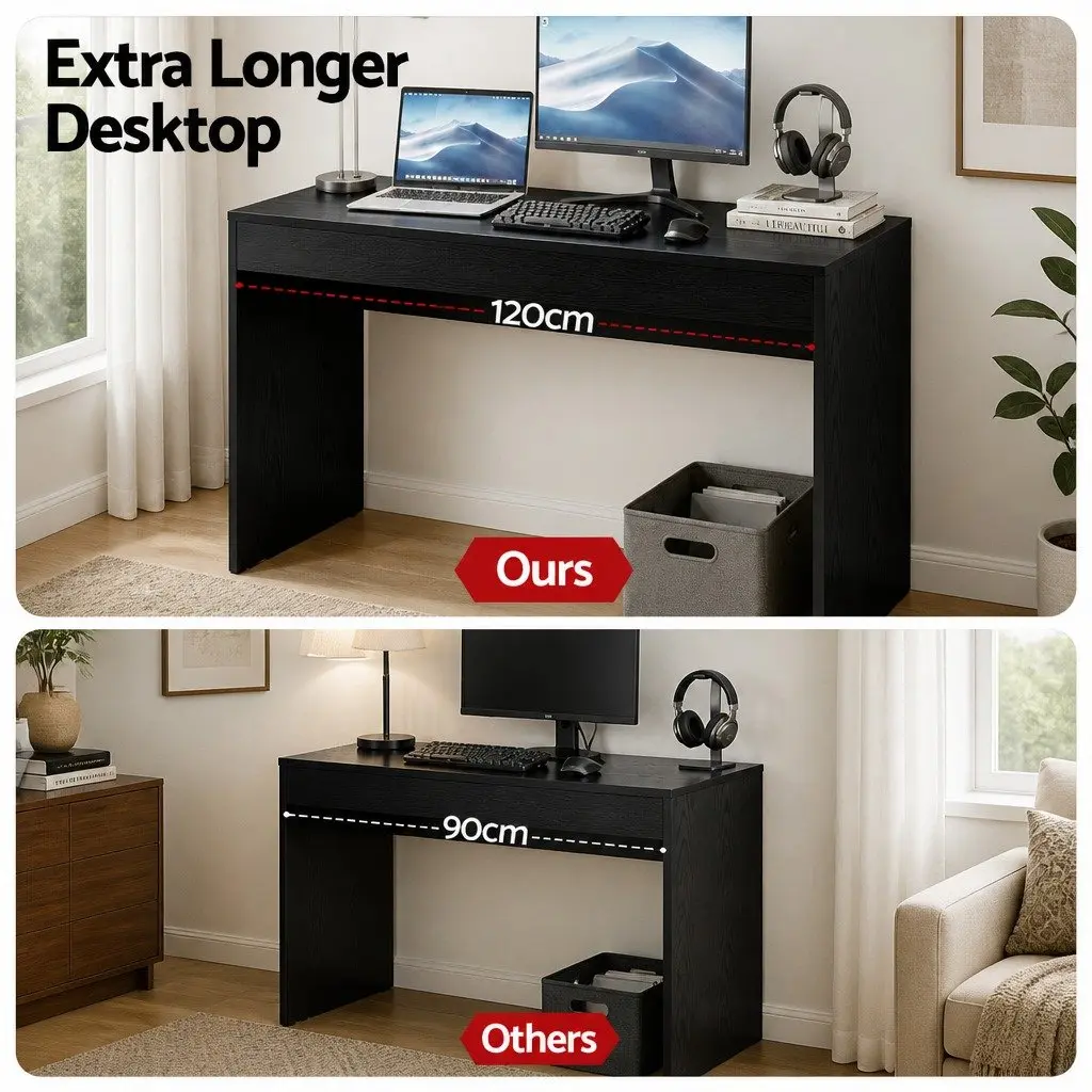 Console Table Entryway 120cm Black