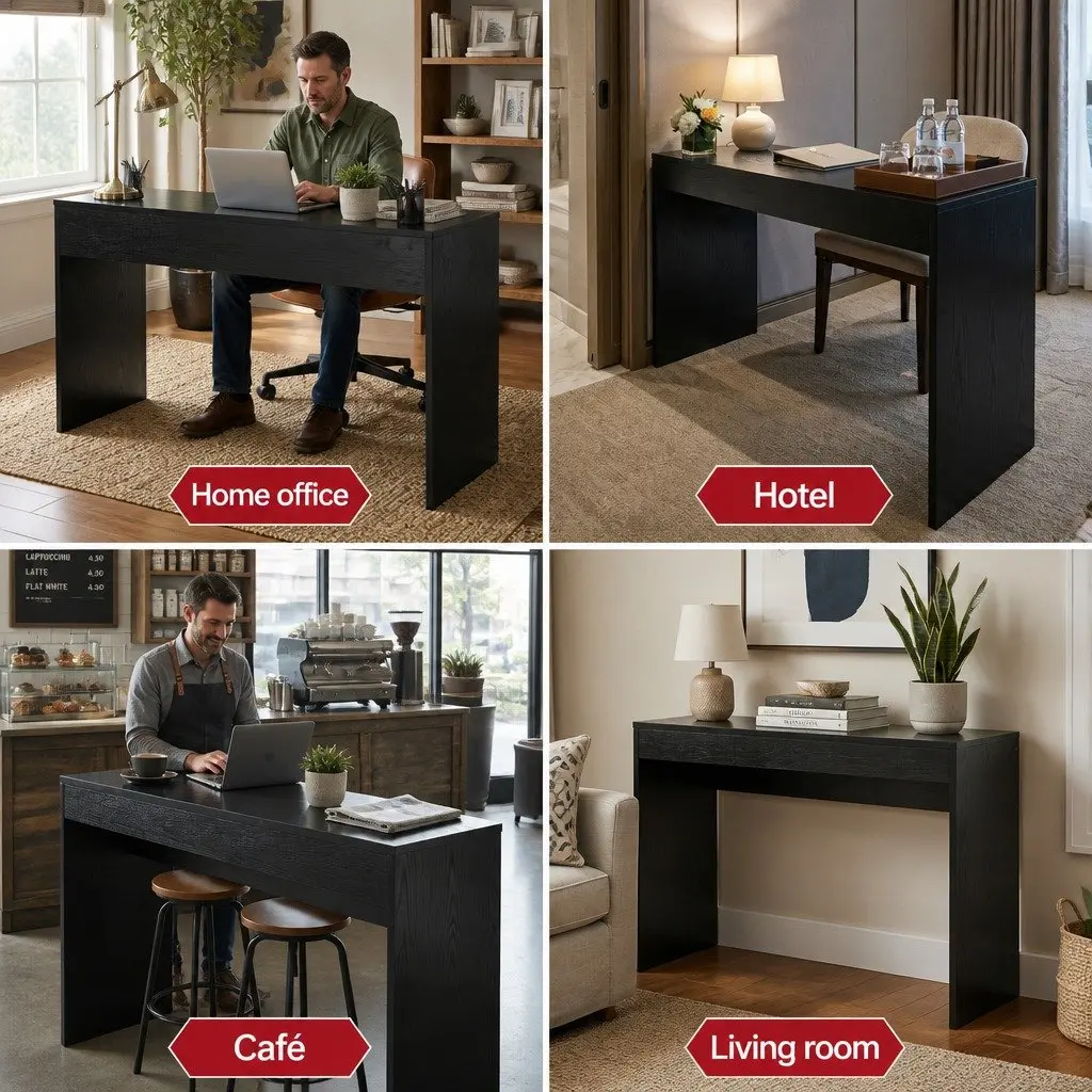 Console Table Entryway 120cm Black