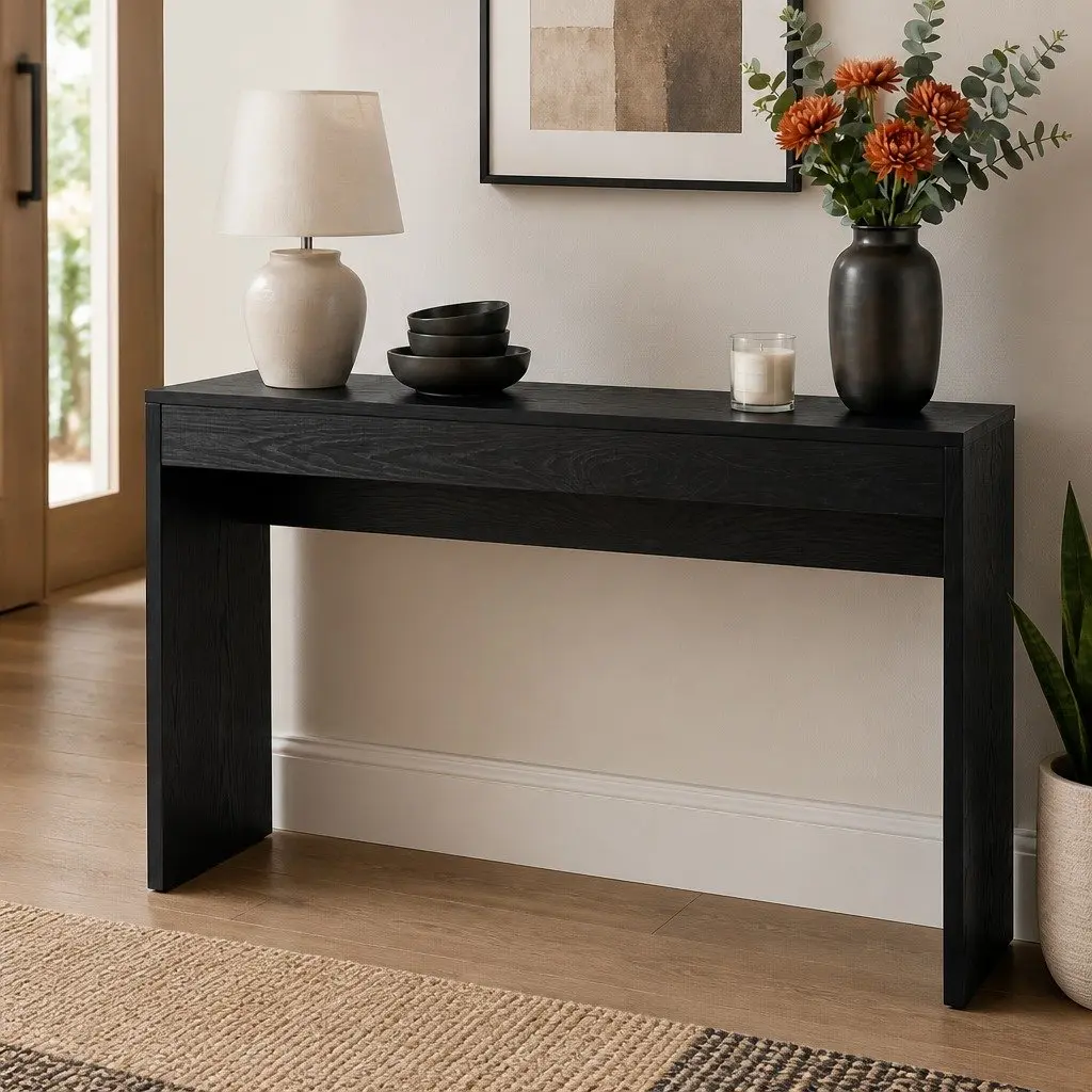 Console Table Entryway 120cm Black