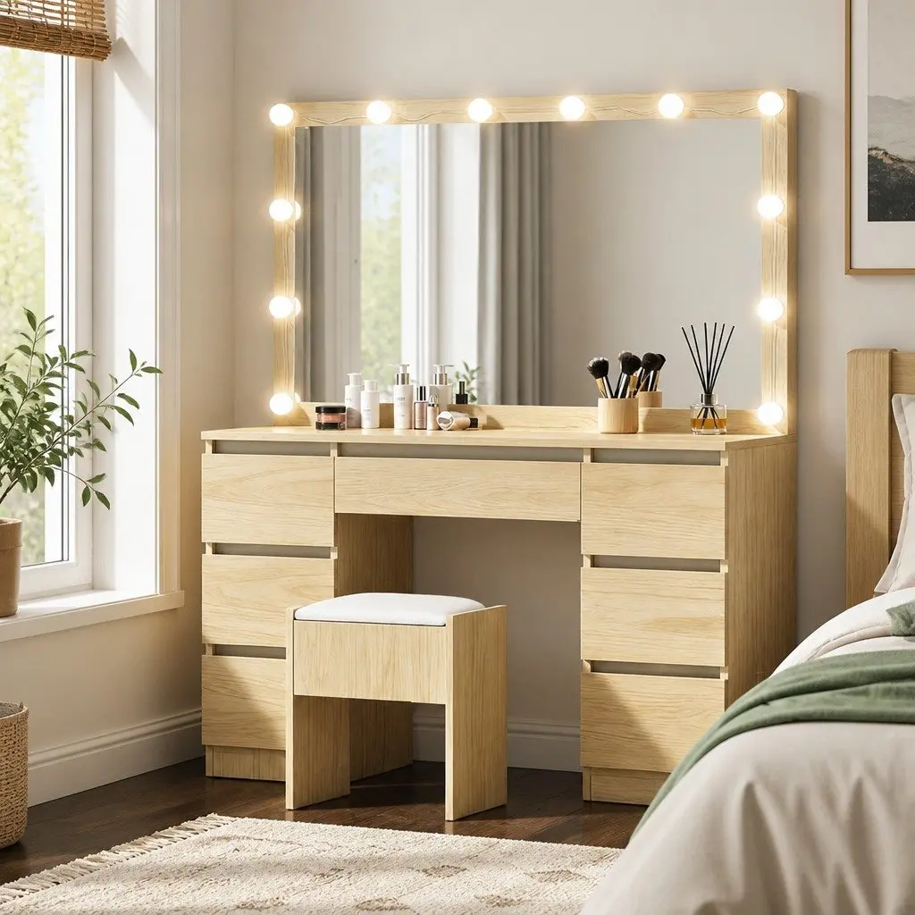 Dressing Table Set with Detailed