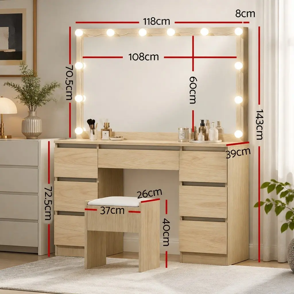 Dressing Table Set with Detailed