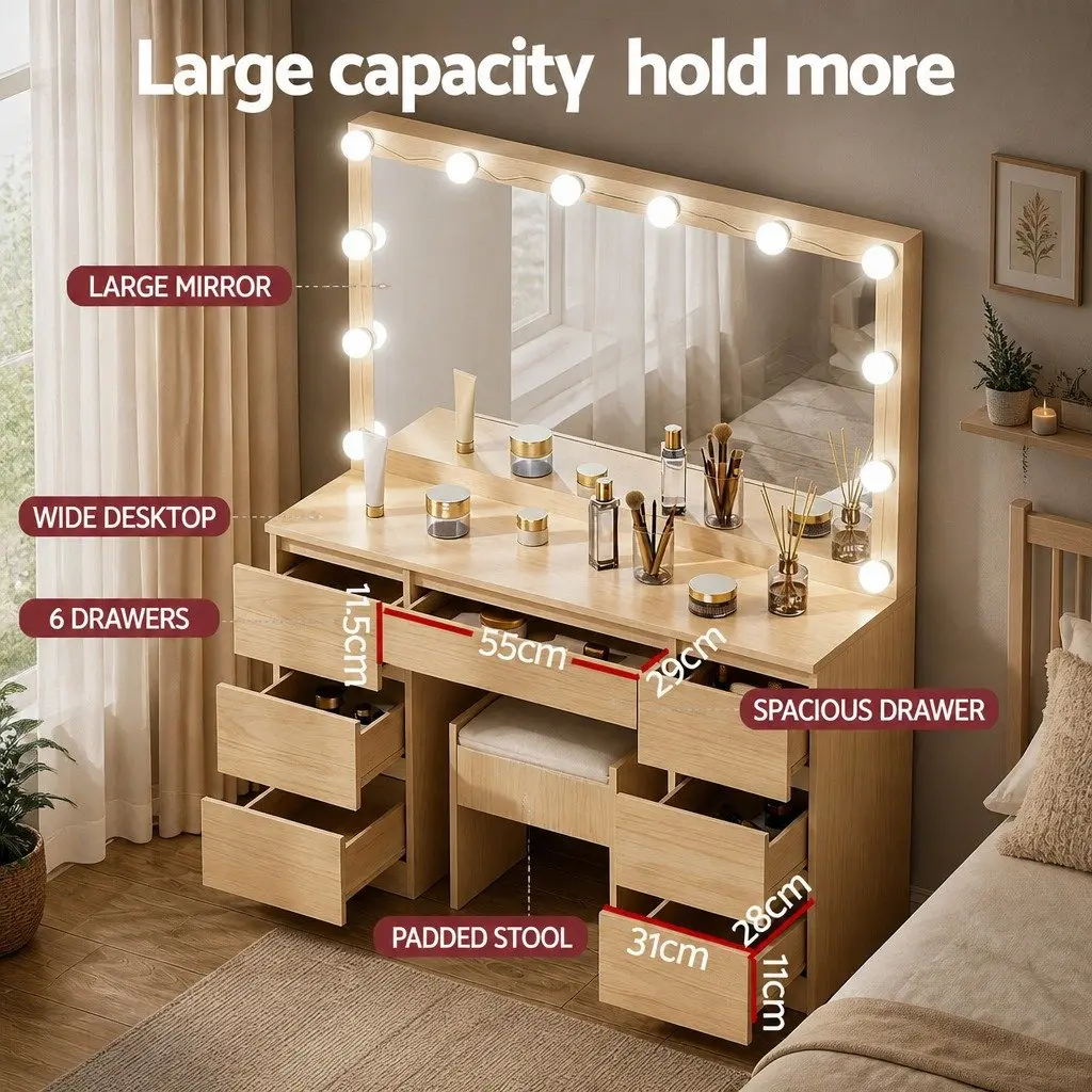 Dressing Table Set with Detailed