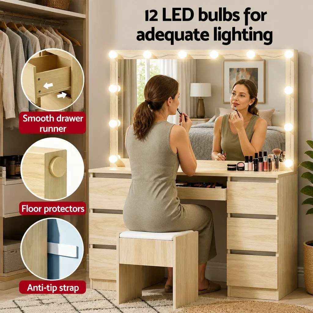 Dressing Table Set with Detailed