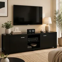 Specifications of the 160cm Black TV Cabinet Unit