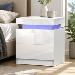 Dimensions & Features of a Modern LED Bedside Table