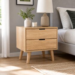 2-Drawer Bedside Table Dimensions and Specifications