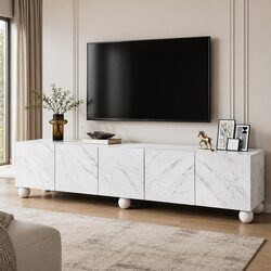200cm White TV Unit: Dimensions, Materials, and More